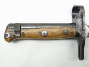 M1884 Jarmann Cruciform bayonet.