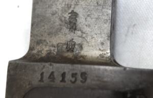 M1916 bayonet with full length blade.