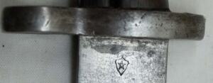 M1914 bayonet with scabbard.