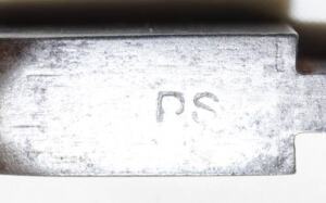 M1891 or M1938 Moschetto folding triform spike bayonet.