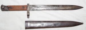 RG1886 bayonet with scabbard.