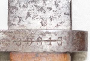 RG1886 bayonet with scabbard.