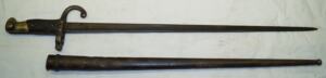 Mle.1878 Kropatschek bayonet with MATCHING scabbard.