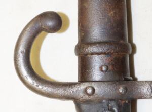 Mle.1878 Kropatschek bayonet with MATCHING scabbard.