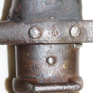 Mle.1878 Kropatschek bayonet with MATCHING scabbard.