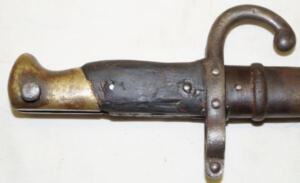 Mle.1878 Kropatschek bayonet with MATCHING scabbard.