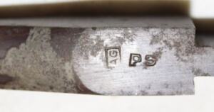 M1891 or M1938 Moschetto folding triform spike bayonet.
