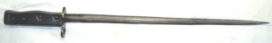Post WWI Belgian Made Ersatz bayonet with triform blade to fit GEW98 and clone rifles.