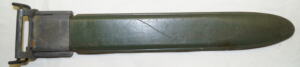 Dutch M7 scabbard for Dutch copy of US M1 bayonet.