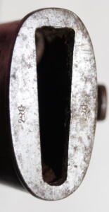 S71/84mS Sawback bayonet with scabbard.