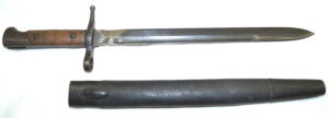 M1891/1950 Sciabola Baionetta Modificata per Fucile Enfield N.3 MKIII with correct scabbard.