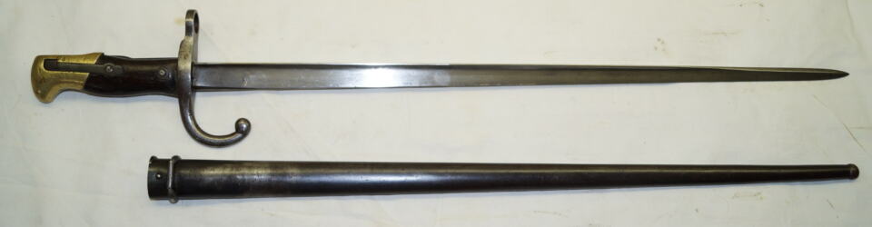 M1874/95 Carbine bayonet with scabbard.