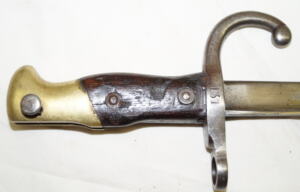M1874/95 Carbine bayonet with scabbard.