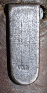 Siamese Issued RG1888/95 bayonet with scabbard and frog.