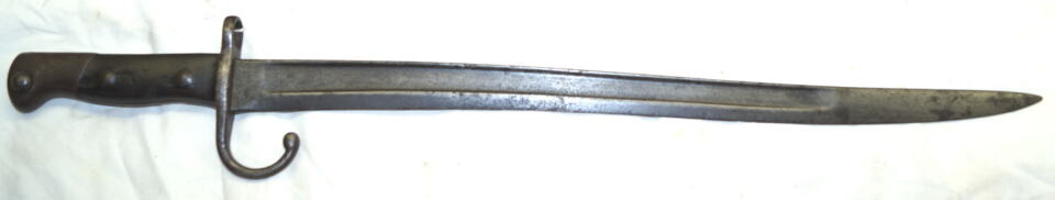 M1904 Yataghan bayonet.