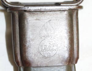 M1 bayonet with M7 scabbard.