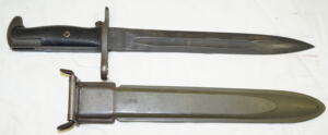 M1 bayonet with M7 scabbard.