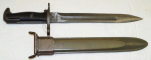 M1 bayonet with M7 (M3A1) scabbard.