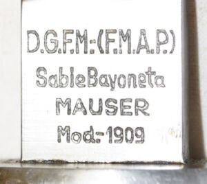 M1909 bayonet with MATCHING scabbard and frog.