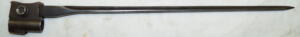 M1891 Moschetto folding triform bayonet WITH catch, button lock and spring.