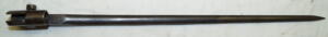 M1891 Moschetto folding triform bayonet WITH catch, button lock and spring.