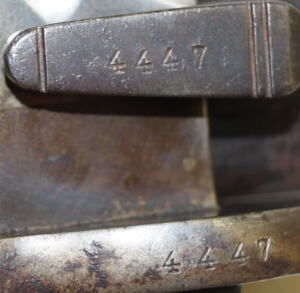 M1908 bayonet with MATCHING scabbard.