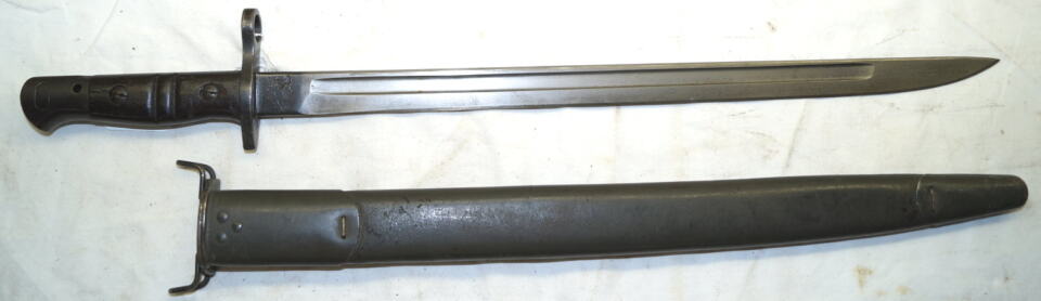 M1917 bayonet with scabbard.