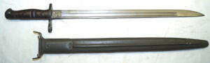 M1917 bayonet with scabbard.