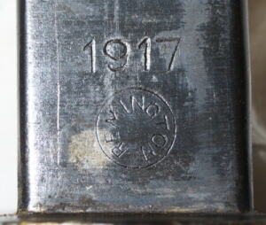 M1917 bayonet with scabbard.