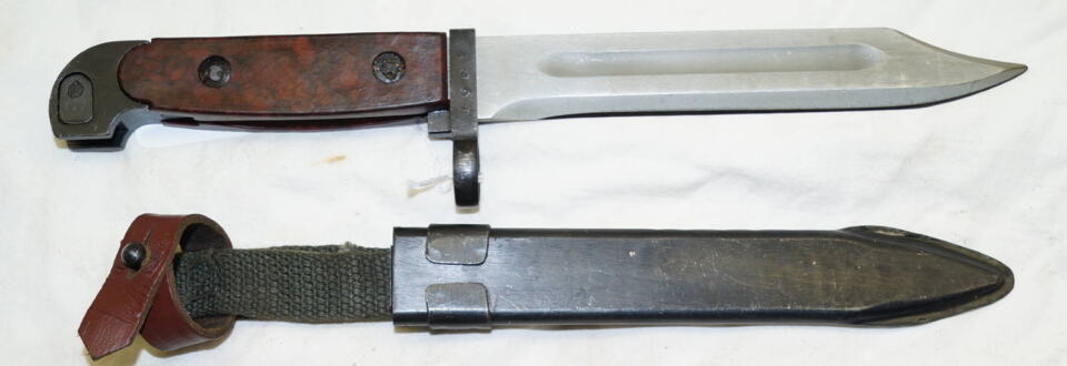 M1968 AKM Bayonet with scabbard and frog