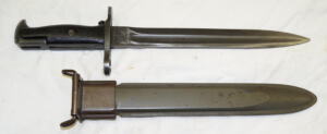 M1 bayonet with M7 scabbard.