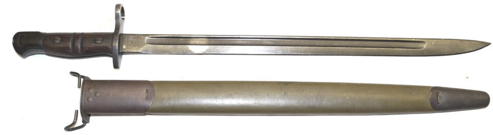 M1917 bayonet with scabbard.