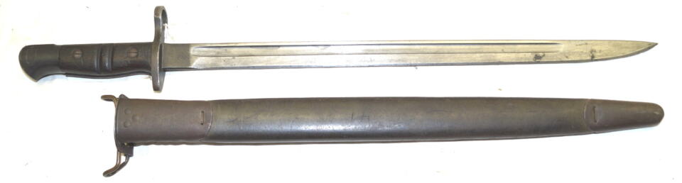 M1917 bayonet with scabbard.