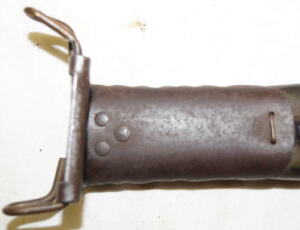 M1917 bayonet with scabbard.