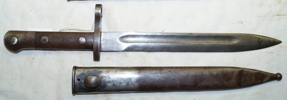 M1935 bayonet with scabbard.