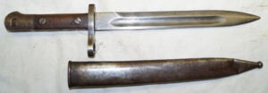 M1935 bayonet with scabbard.