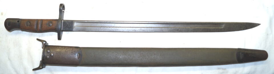 M1917 bayonet with scabbard.