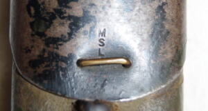 M1917 bayonet with scabbard.