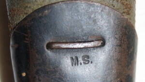 M1917 bayonet with scabbard.