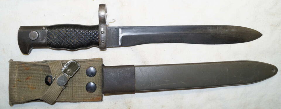M1964 CETME FR7 FR8 bayonet with scabbard.