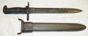 M1 bayonet with M7 (M3A1) scabbard.