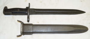 M1 bayonet with M7 (M3A1) scabbard.