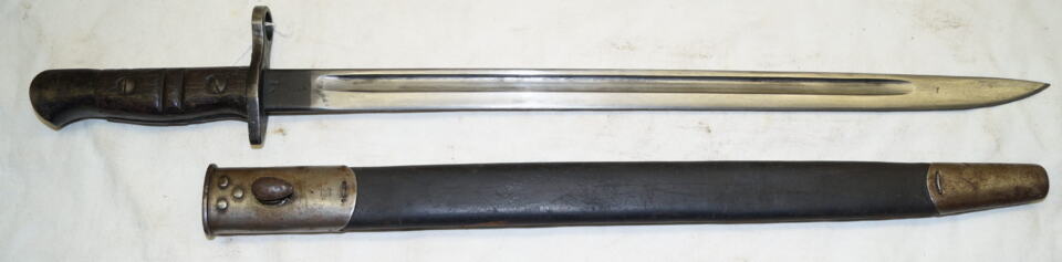 P1913 bayonet with scabbard.