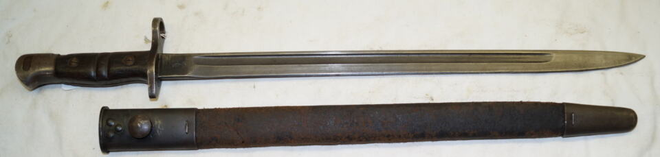 P1913 bayonet with scabbard.