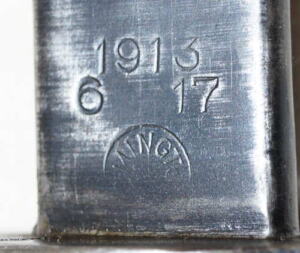 P1913 bayonet with scabbard.