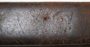 M1917 bayonet with leather tab scabbard.