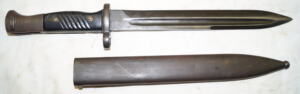 M1949 bayonet with scabbard.