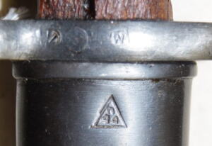M1948 bayonet with scabbard.