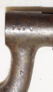 M1871 Beaumont cruciform socket bayonet.