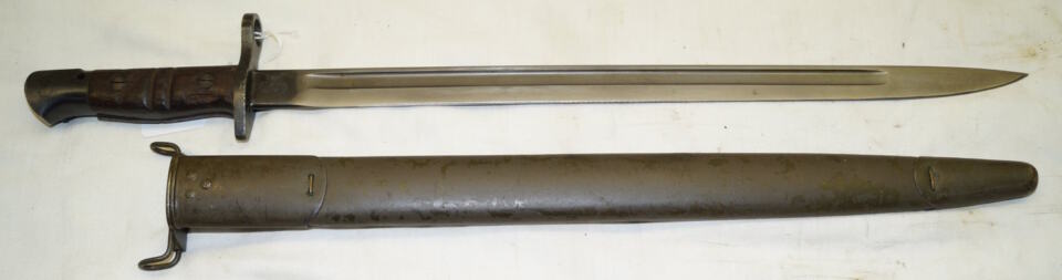 M1917 bayonet with scabbard.